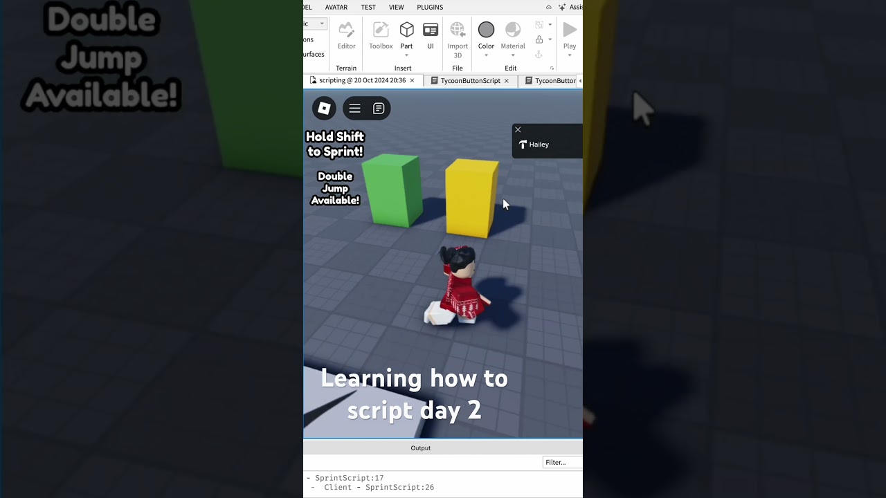Learning how to script Day 2