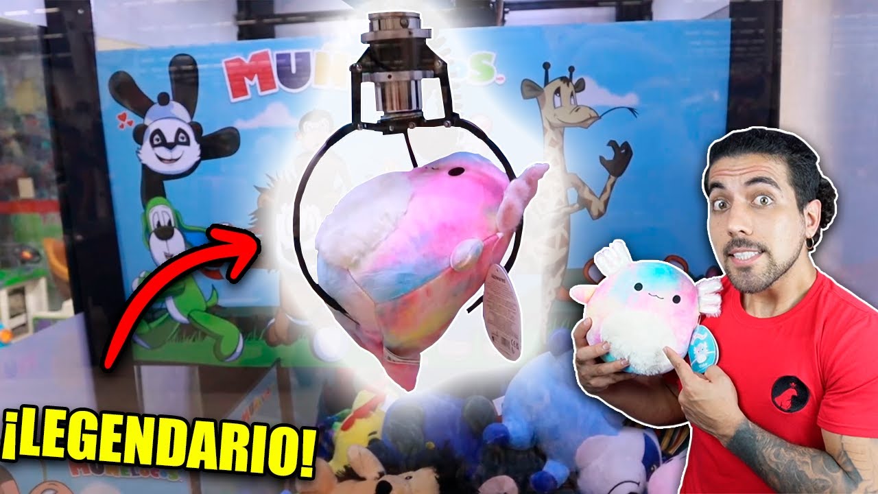 ¡GANÉ EL AJOLOTE LEGENDARIO EN LA MÁQUINA DE GARRA!
