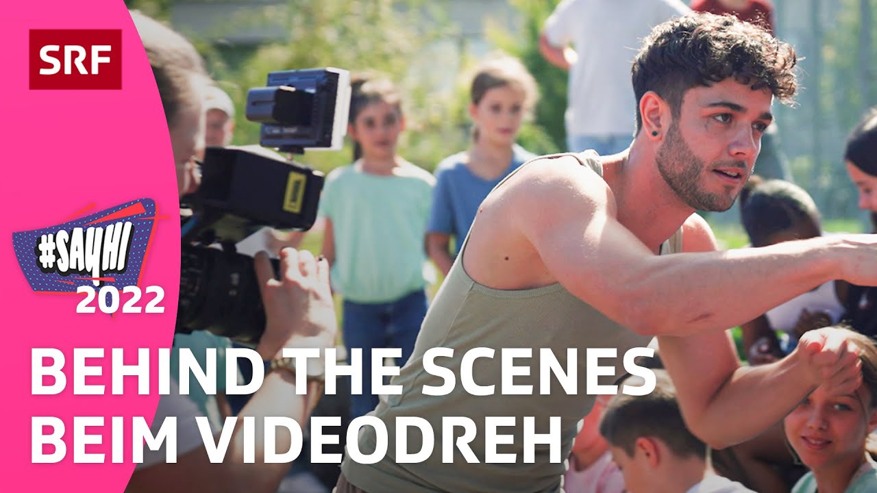 #SayHi 2022: Making-of «I bi da für di» mit Luca Hänni | SRF Kids – Kindervideos