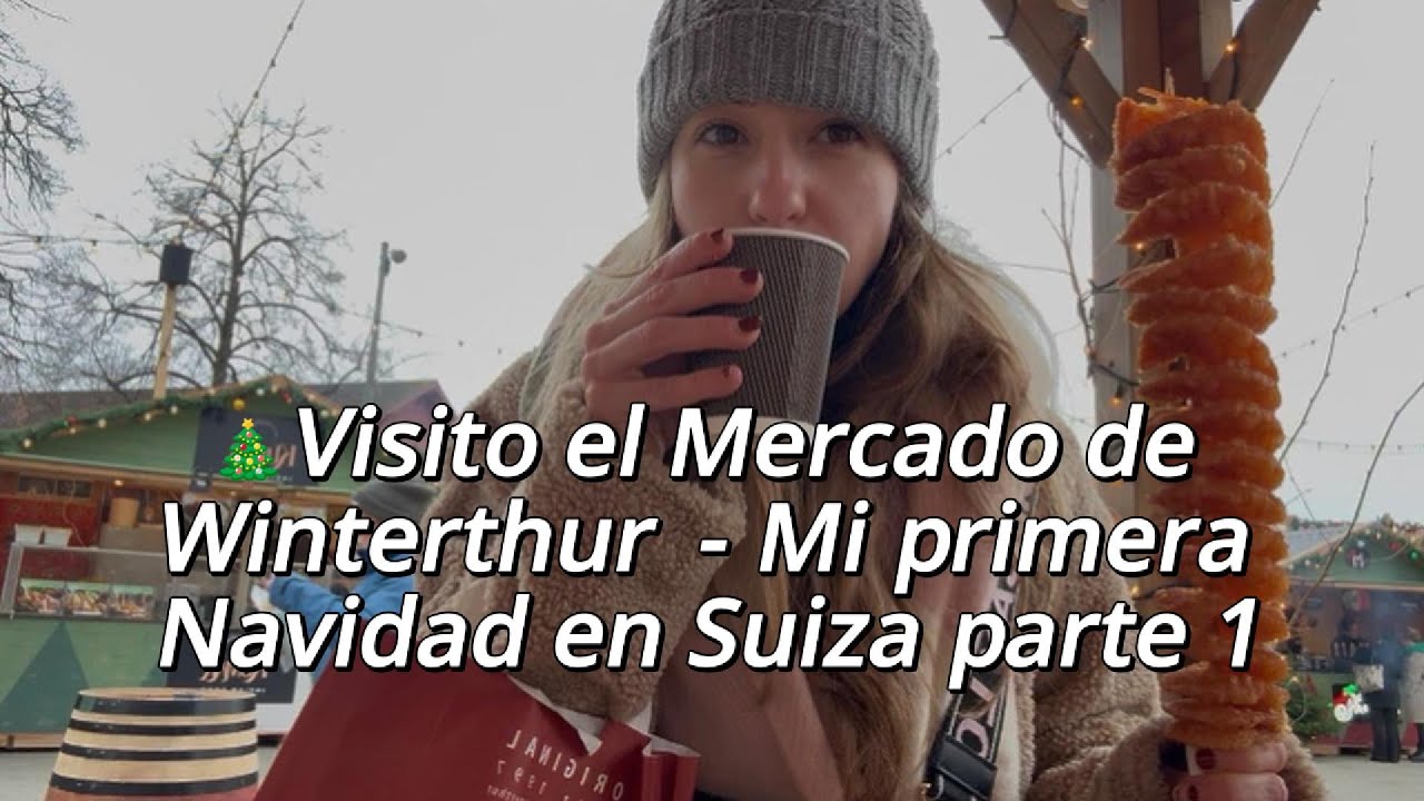 🎄Visito el Mercado de Winterthur - Mi primera Navidad en Suiza parte 1