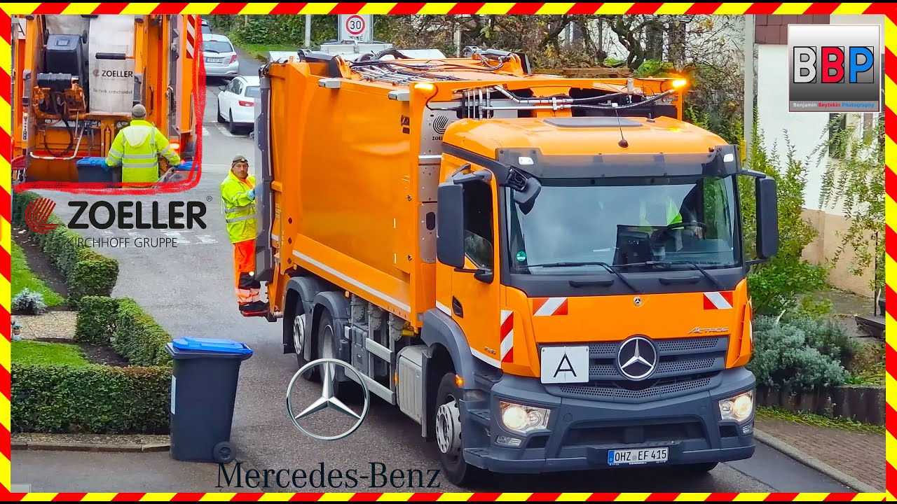 Mercedes-Benz Actros Zoeller Medium X2, Altpapierleerung, 2024.