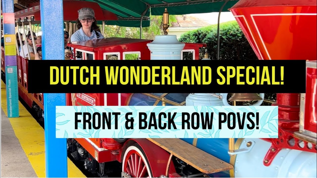 Dutch Wonderland Special Train Rides! Front & Back Row POVs! 2023! Lancaster County PA!