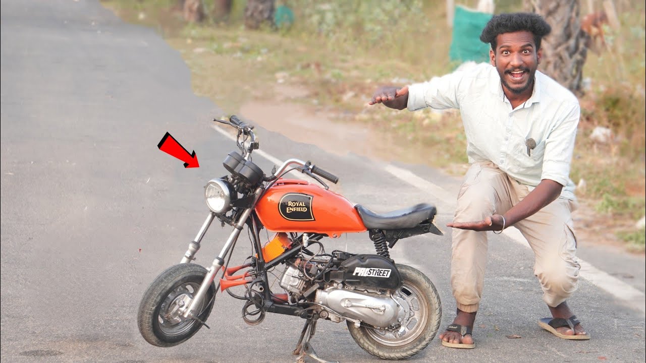 Making Mini Bike 💯 Mini Royal Enfield சும்மா ஸ்பீடு அல்லும்..! Sathish