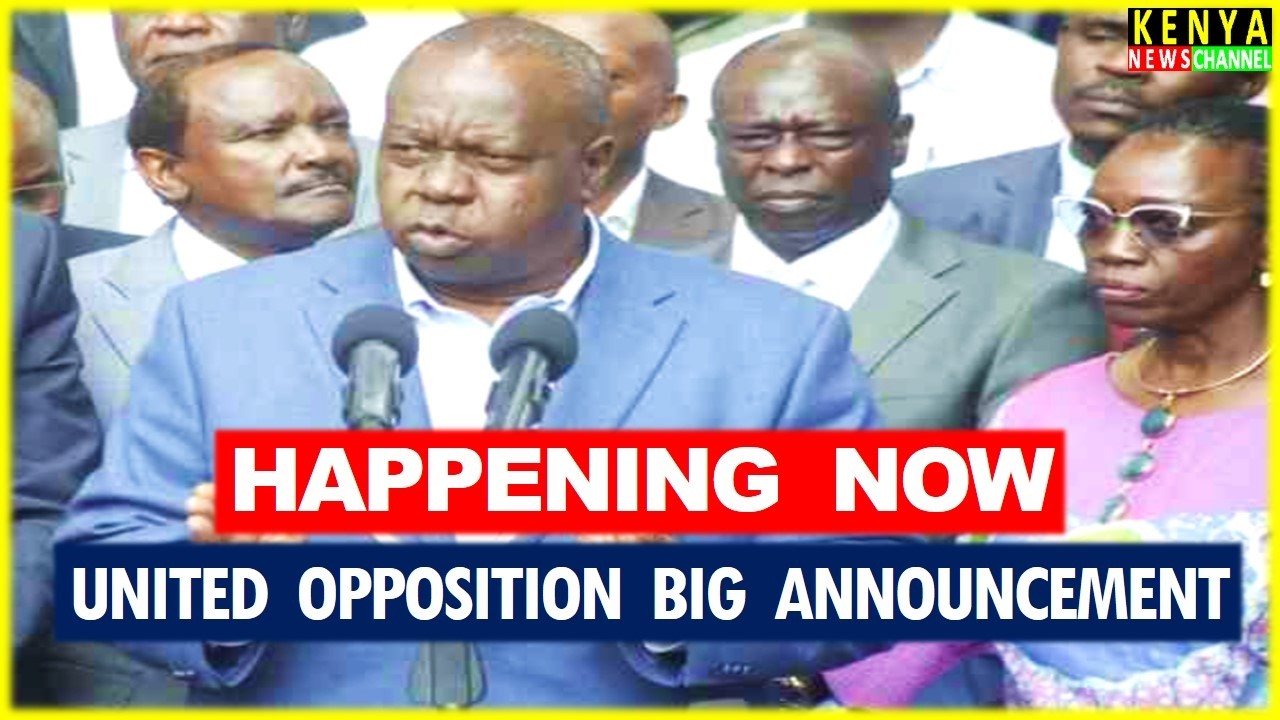 LIVE - Gachagua, Matiangi & Kalonzo address the Nation on Next Move against Ruto