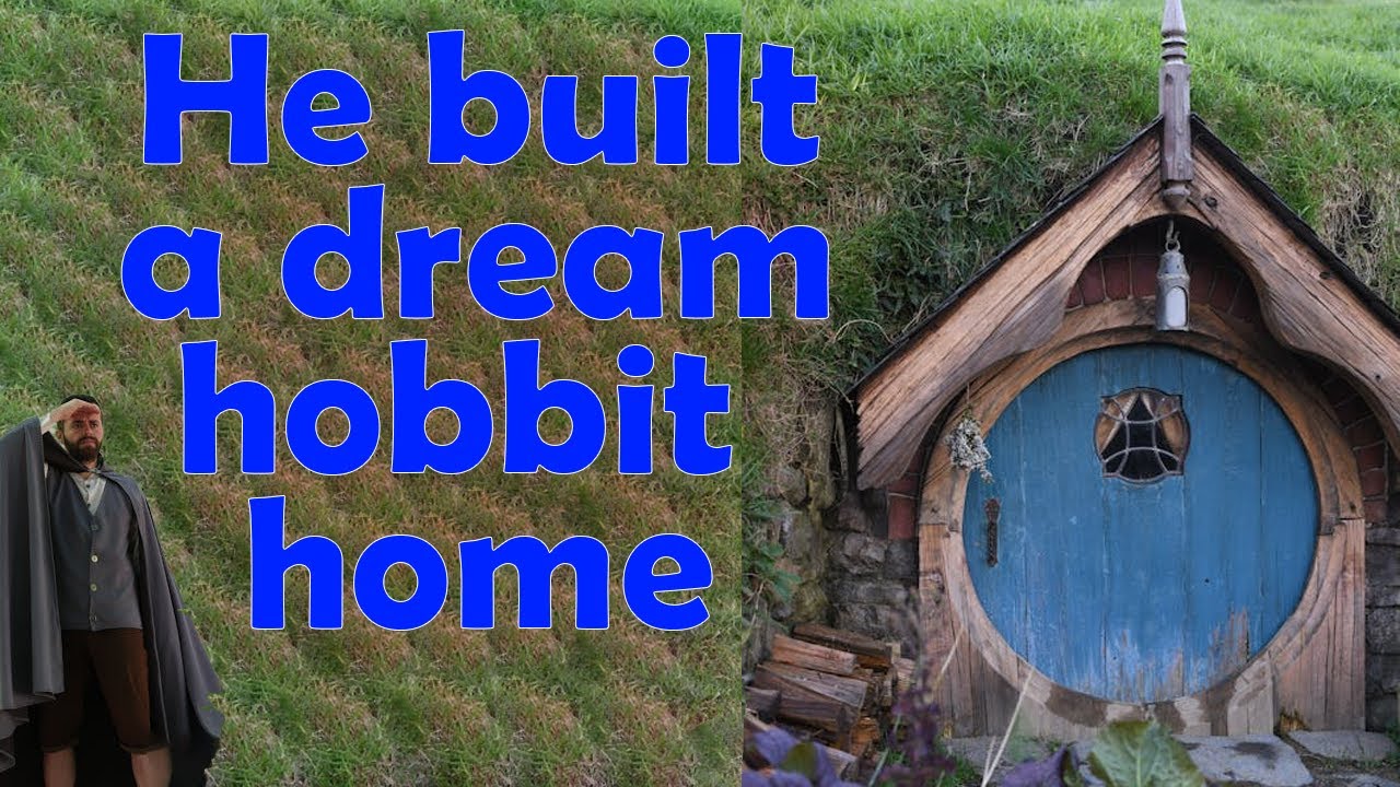 Tolkien collector builds an awesome hobbit house.