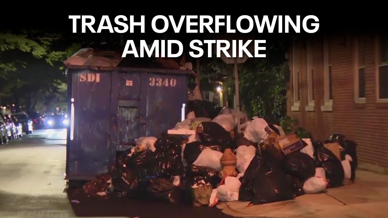 Trash overflowing in parts of Philadelphia amid DC 33 strike