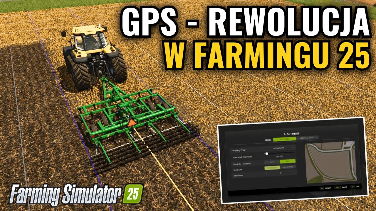 GPS - zapowiada się REWOLUCJA w Farming Simulator 25 🔥 Jak korzystać z nowej funkcji