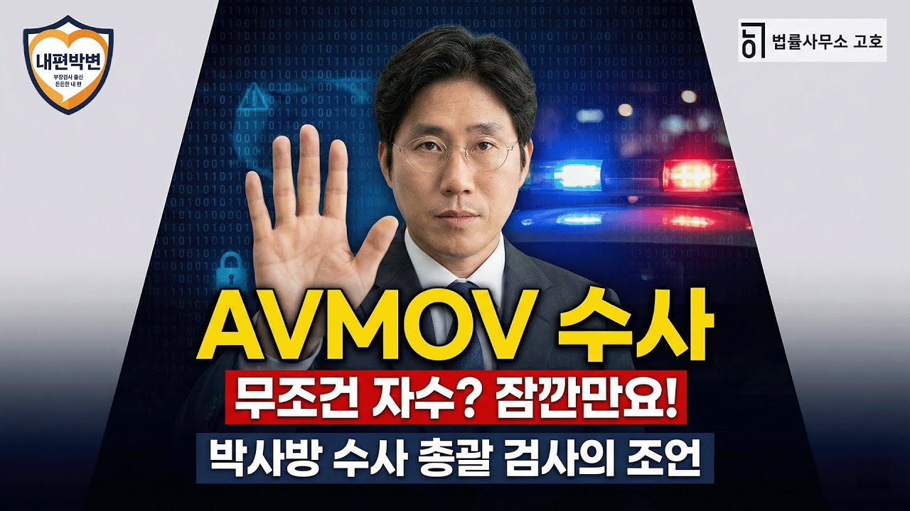 AVMOV 수사, 무조건 자수? 잠깐만요! (박사방 수사 총괄 검사의 현실적 조언)