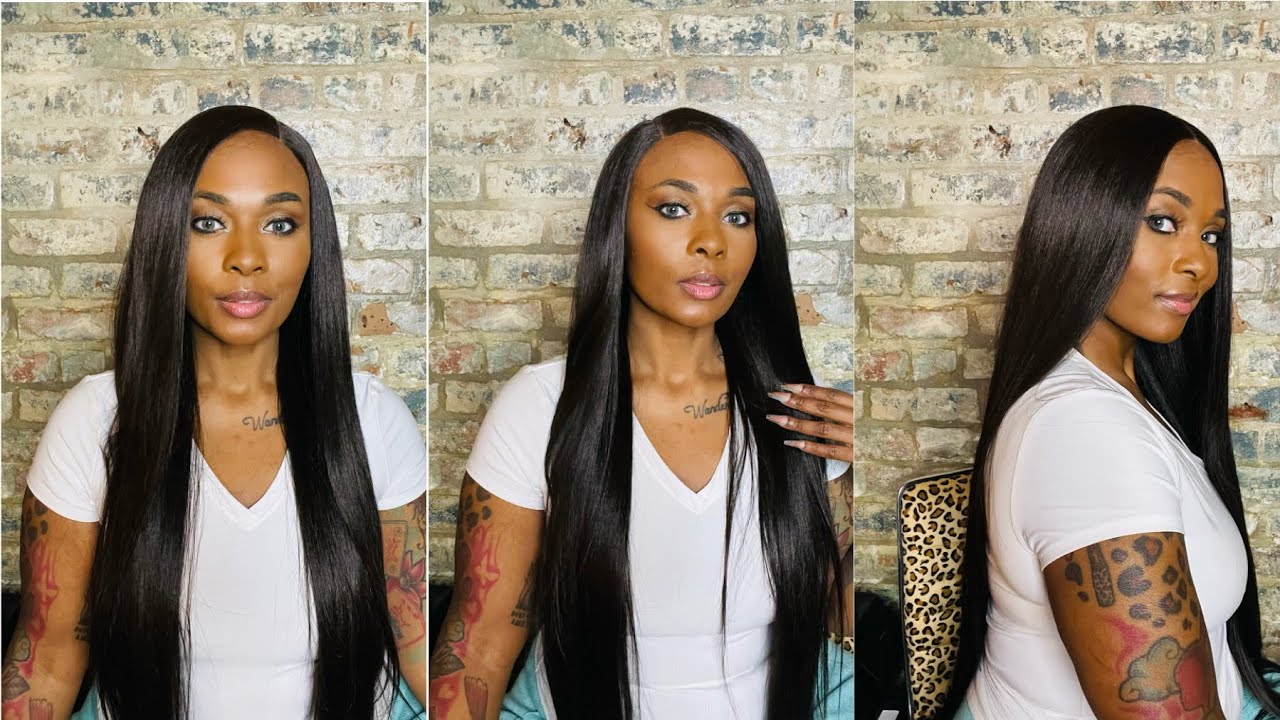 $27 FOREVER THE BEST STRAIGHT WIG 🔥| FreeTress Equal Lace Front Wig Freedom Part 204 ft SAMSBEAUTY