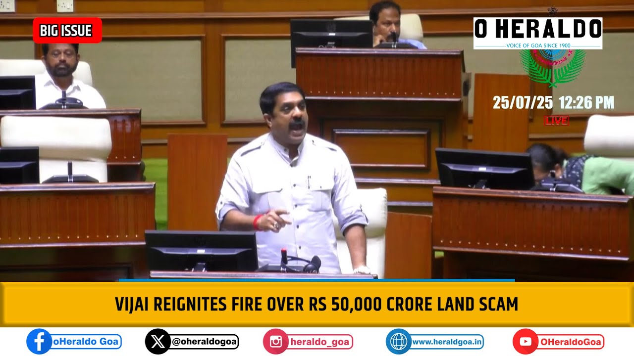 Vijai reignites fire over Rs 50,000 crore land scam