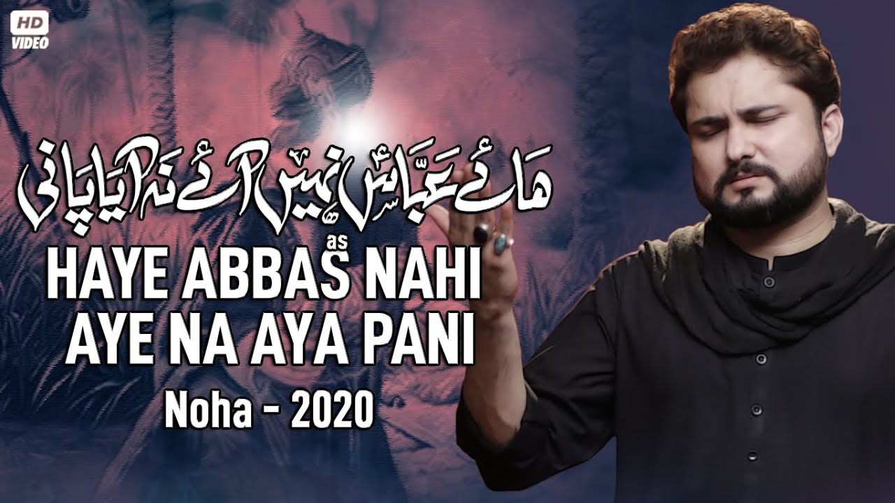 Nohay 2020 | Haye Abbas Nahi Aye Na Aya Pani | Syed Raza Abbas Zaidi | Noha 2020 | Mola Abbas Noha