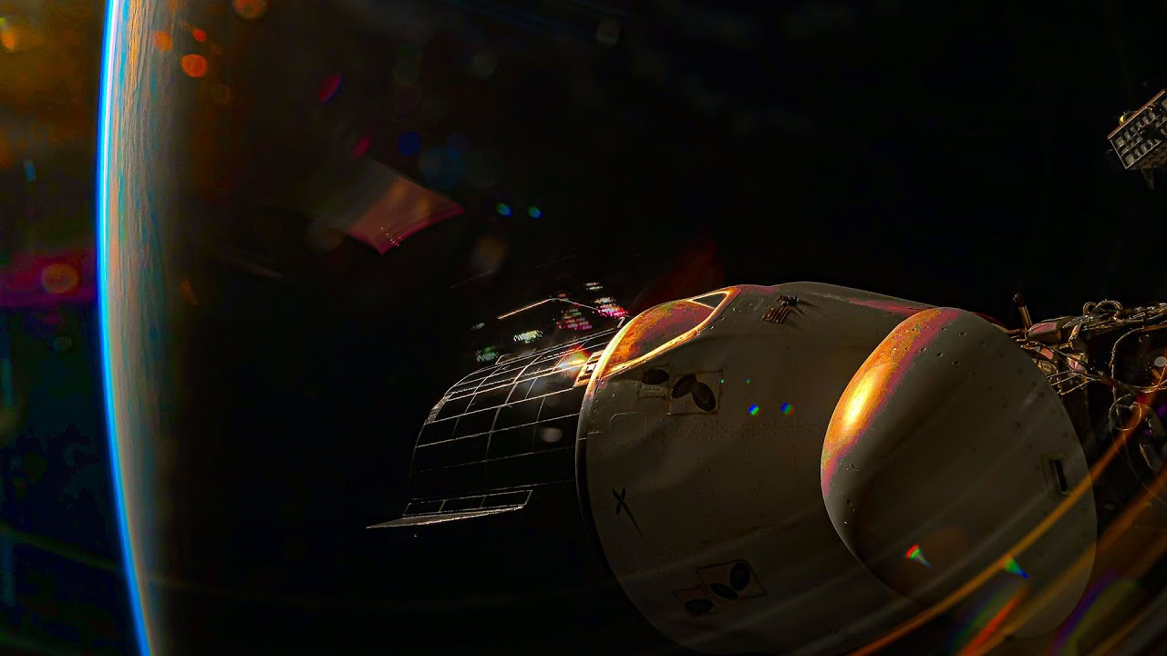 ISS Timelapse - Traveling looking at Endurance from Endeavour (05 Aug 2025)