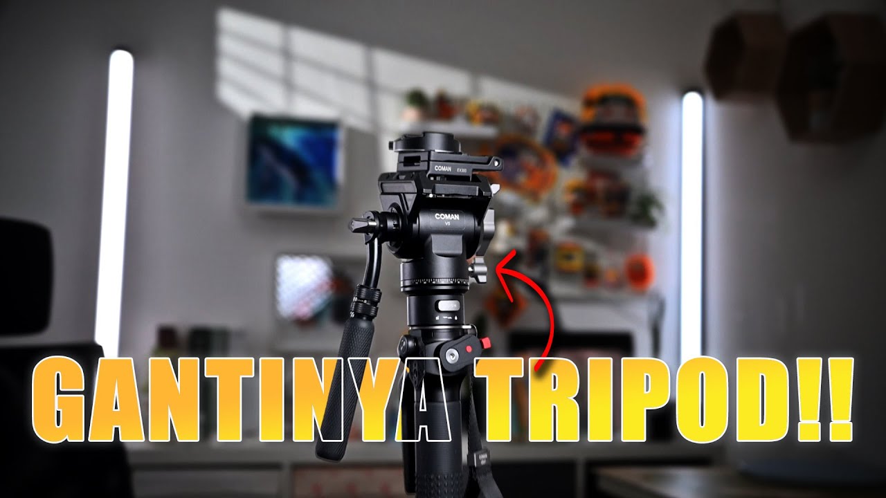 Coman M1 PRO V5: Monopod Dengan Pengaturan 1 Tangan Aja‼️