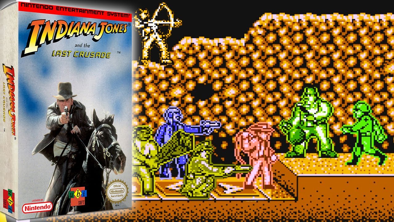 Indiana Jones and the Last Crusade (Ubisoft NES) - Longplay
