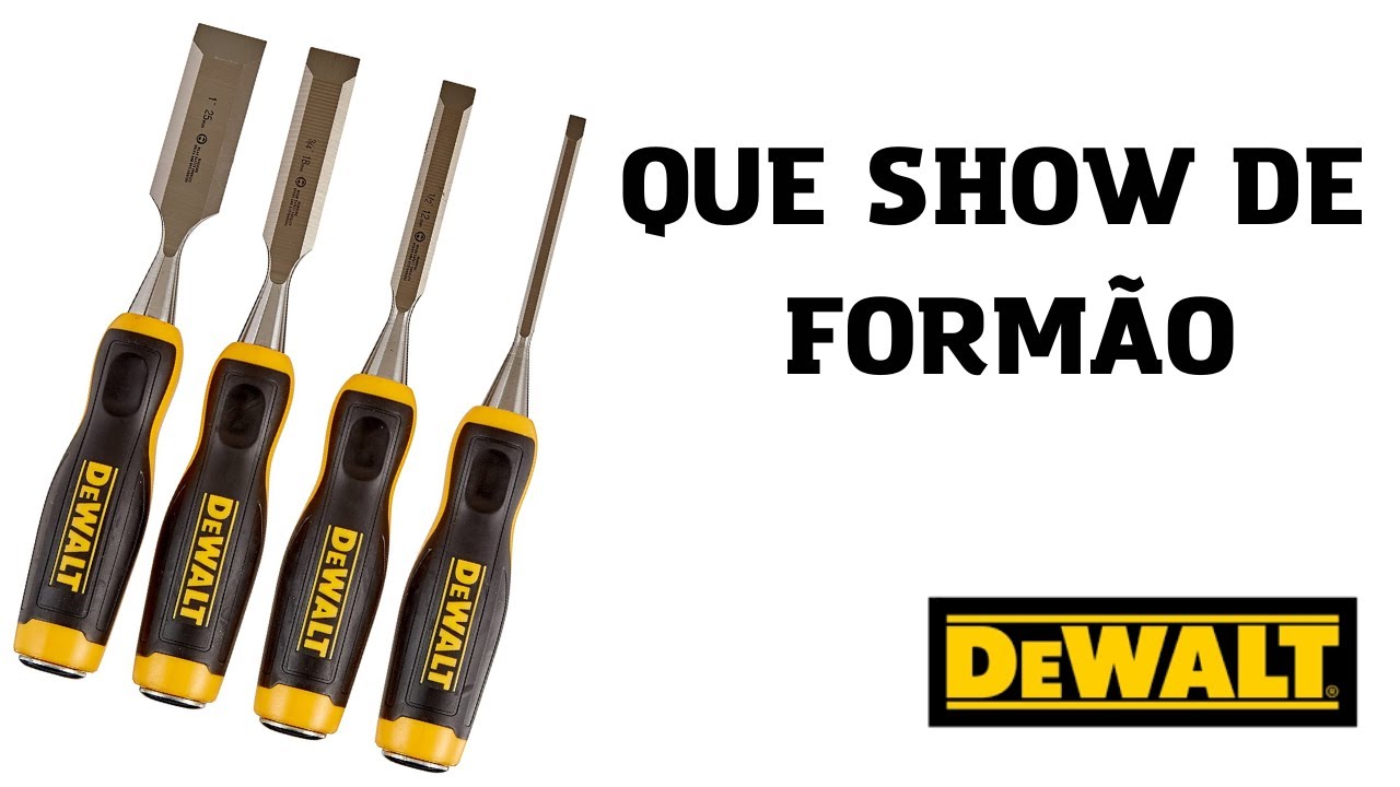 FORMÃO DEWALT - JOGO 4 PEÇAS LÂMINA CURTA - DWHT16063