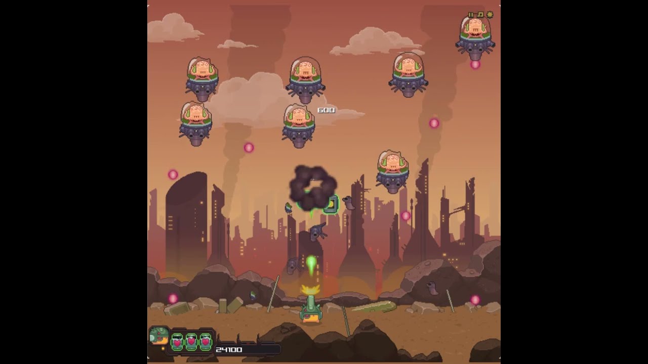 Bullethead (Nitrome.com) - Full Gameplay Levels 1-20