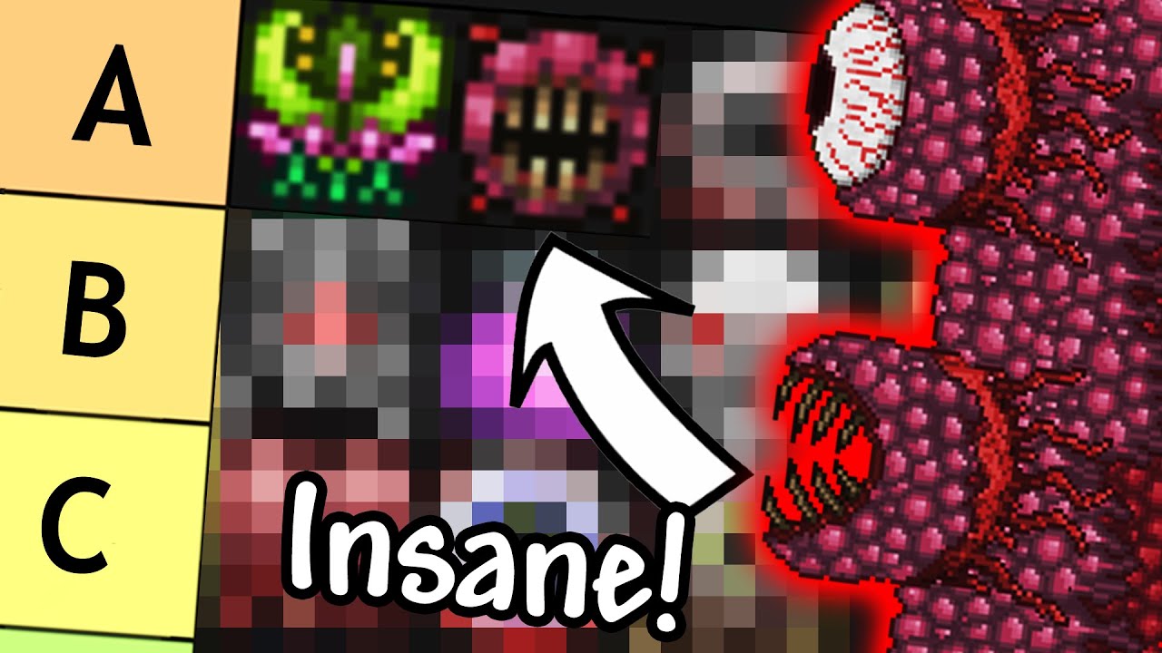 Ranking EVERY BOSS Based on Difficulty in Terraria 1.4!