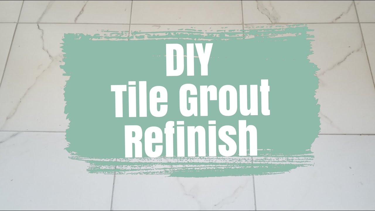 DIY Grout Refresh & Refinish Tutorial