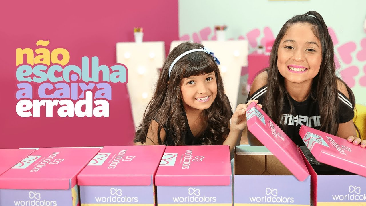 NÃO ESCOLHA A CAIXA WORLDCOLORS ERRADA | ♥ Livre Para Ser