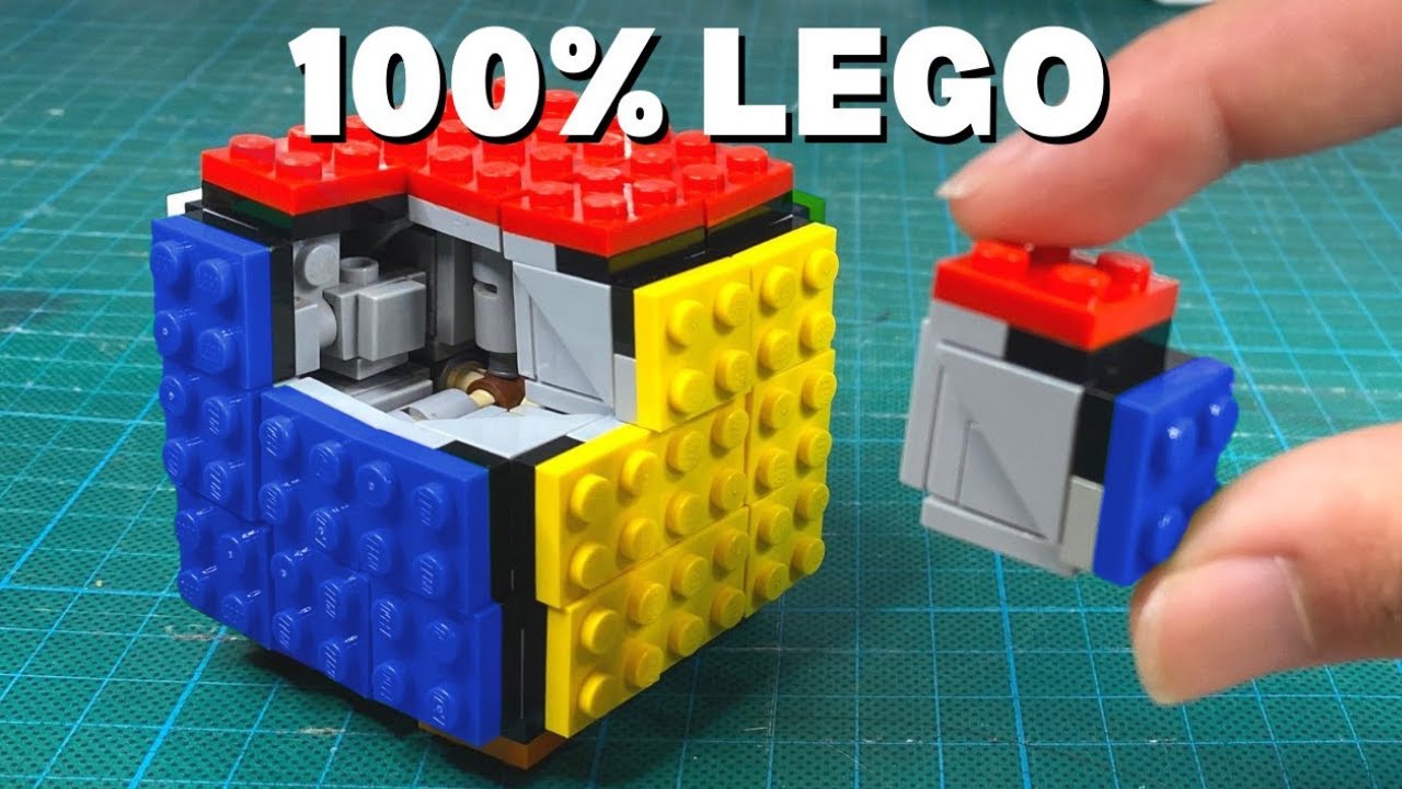 Zbudowałem w pełni funkcjonalną kostkę LEGO RUBIKA! (3x3x3)