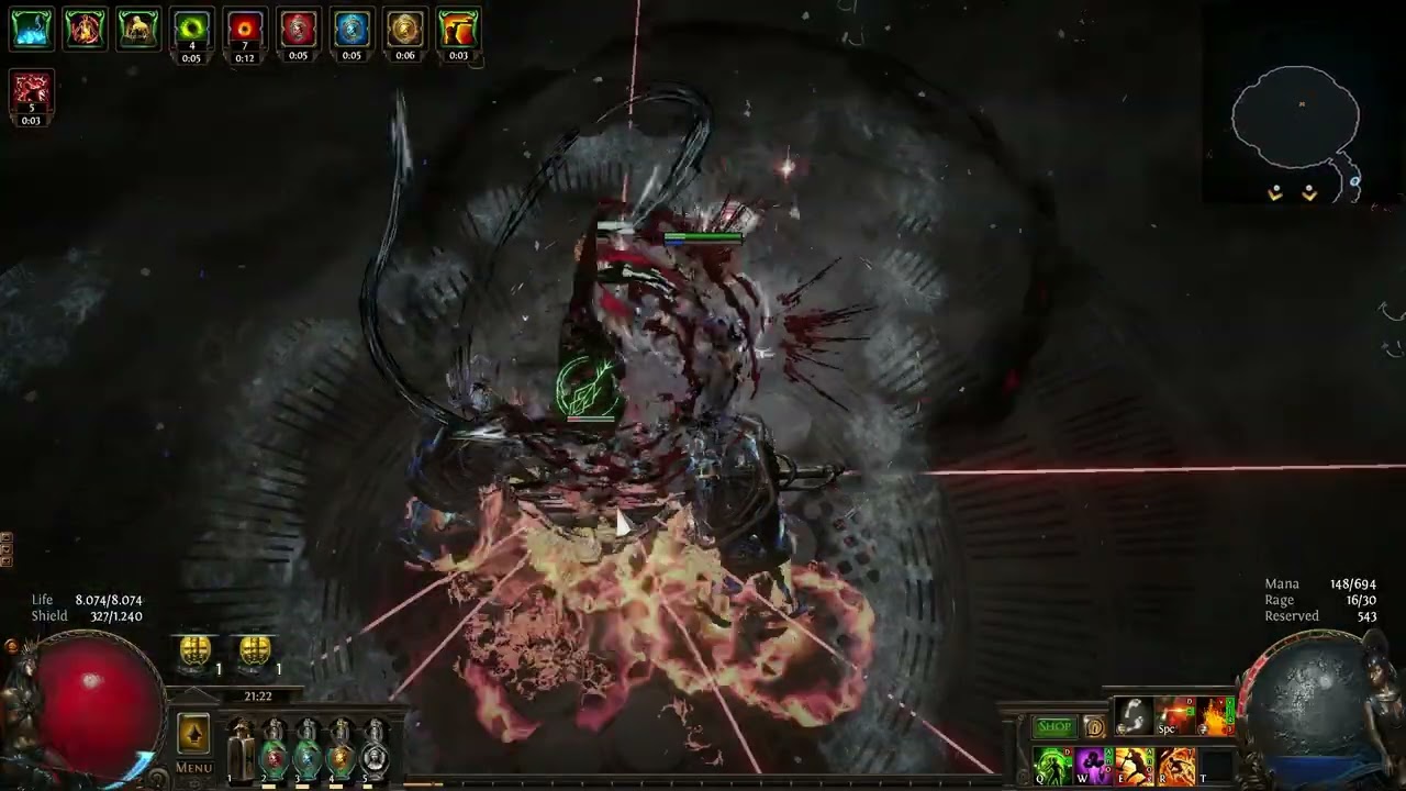 STR Stacker Molten Strike Of Zenith - T17 scarab farm   3.27