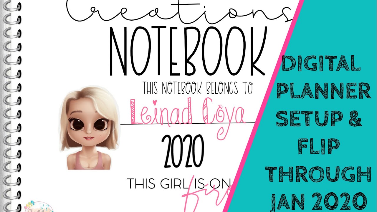 Digital Planner Setup & Flipthrough - Jan 2020 - GoodNotes 5 #digitalplanning #planner #flipthrough