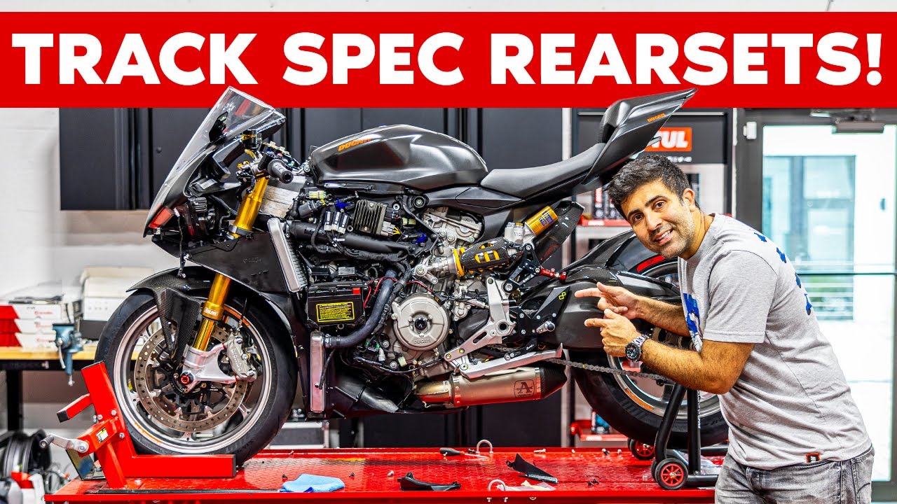 TRACK Series Rear Sets For Our Ducati Panigale V2!