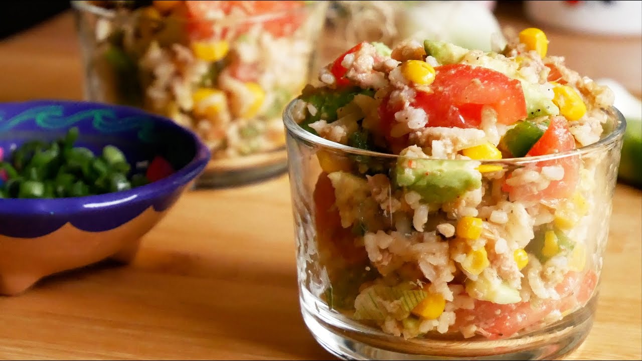 Salade de riz à la mexicaine  🥑 🌶️ 🫑