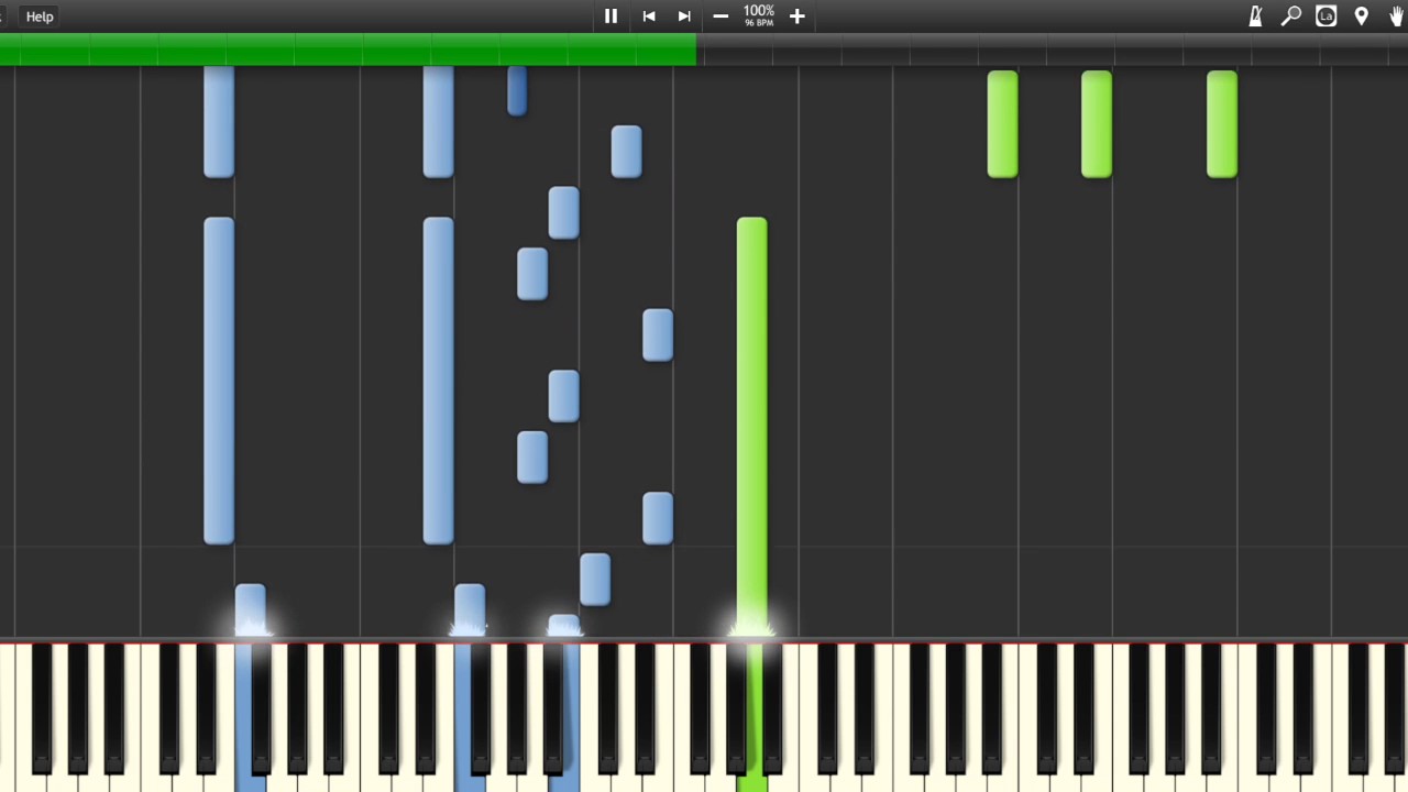 SINoALICE Theme piano (Synthesia)