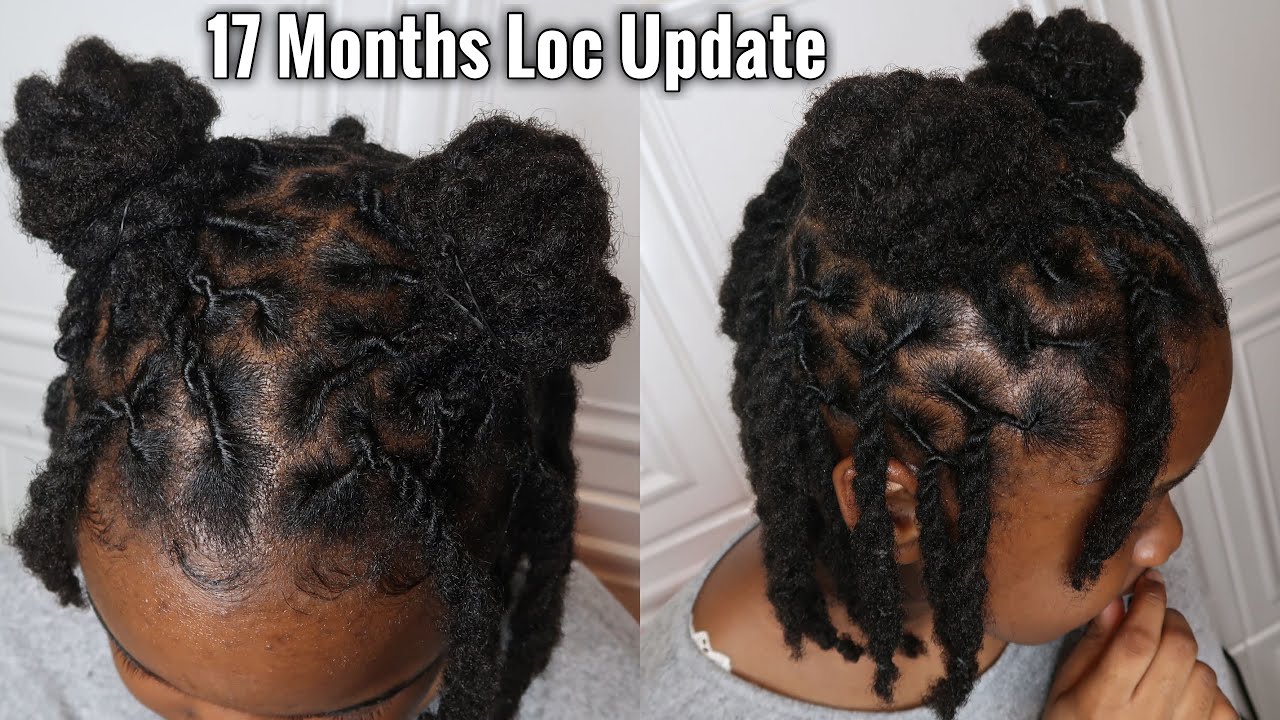 17 MONTHS LOC UPDATE | THICK STARTER LOCS | TWO STRAND RETWIST + STYLING | #KUWC
