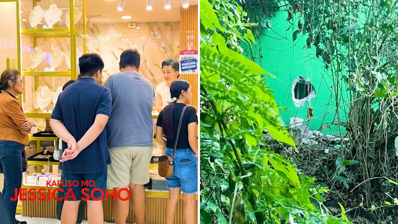 Halos P40-M halaga ng gintong alahas, nalimas sa jewelry shop | Kapuso Mo, Jessica Soho