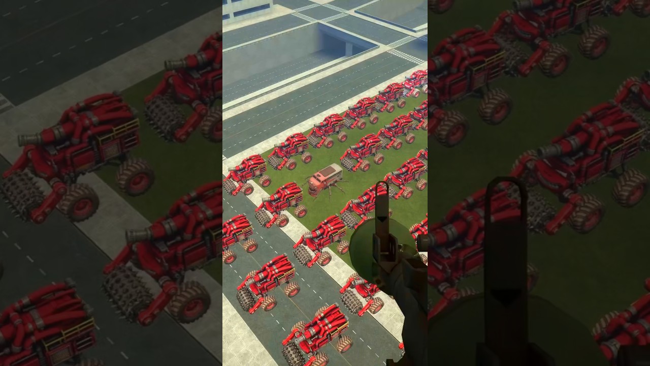 FIND FIRE TRUCK ROAD ROLLER LIGHTNING MCQUEEN & CAR EATERS THAT DOESN'T BELONG! GMOD #shorts