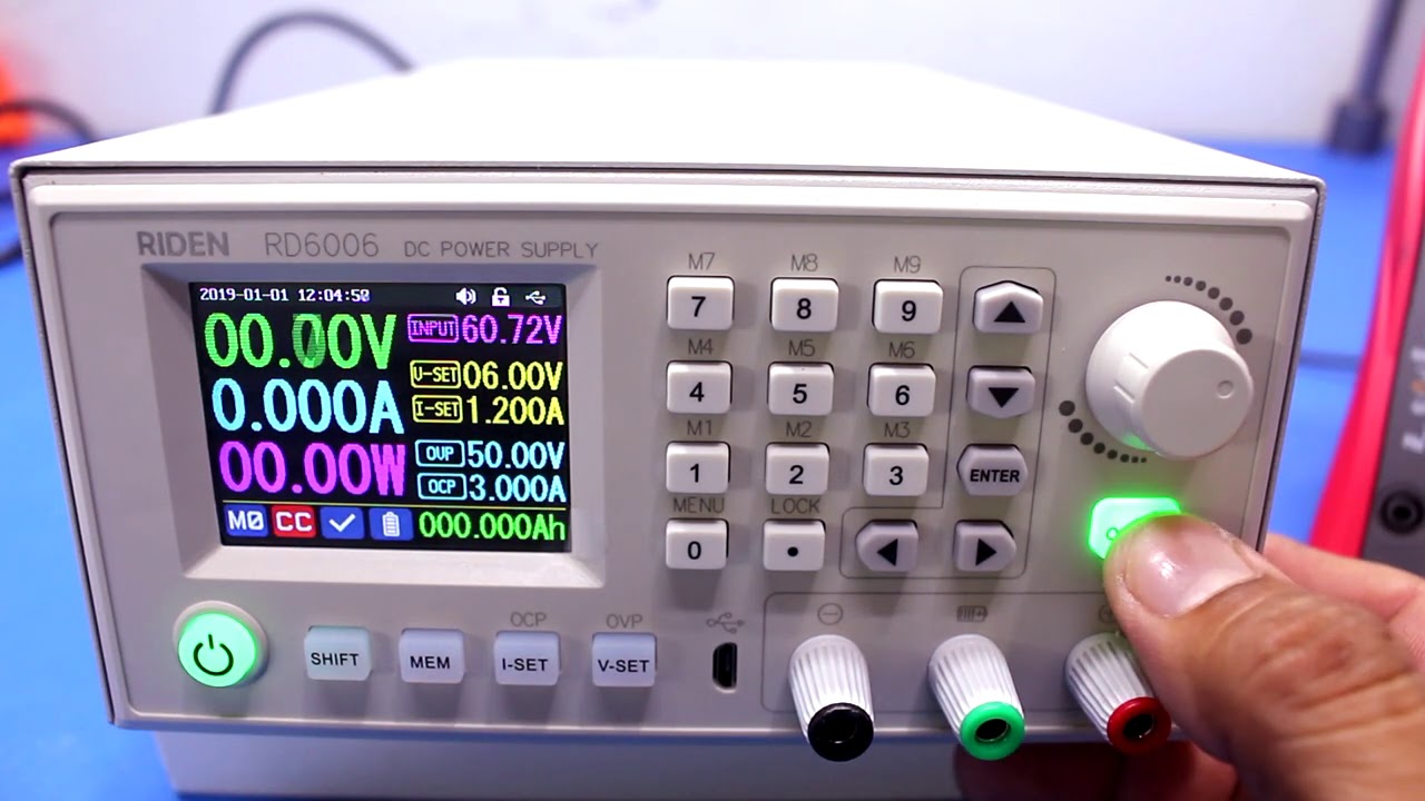 COMO USAR FONTE AJUSTÁVEL DE BANCADA RIDEN RD6006