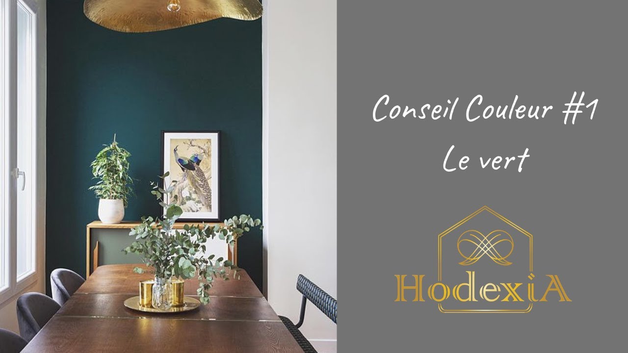 Le Vert en décoration - Conseil couleur #1