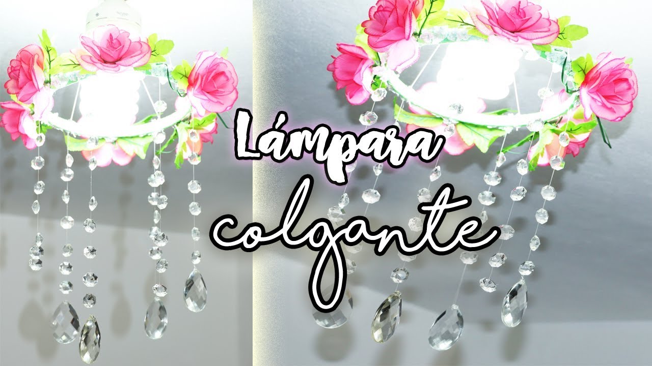 Lamparas COLGANTES  para SALA / Manualidades con Mariel Picazo