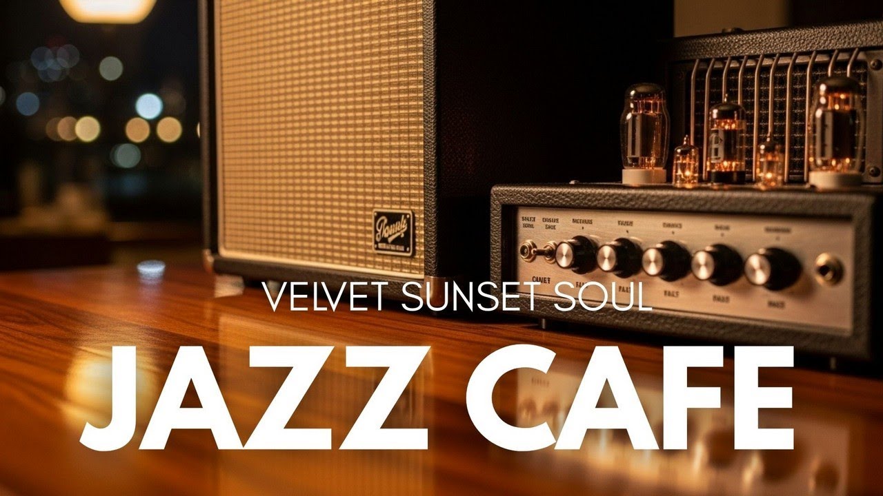 Jazz Cafe - Warm Fireplace & Soft Saxophone Jazz for Winter Relaxation and Nap