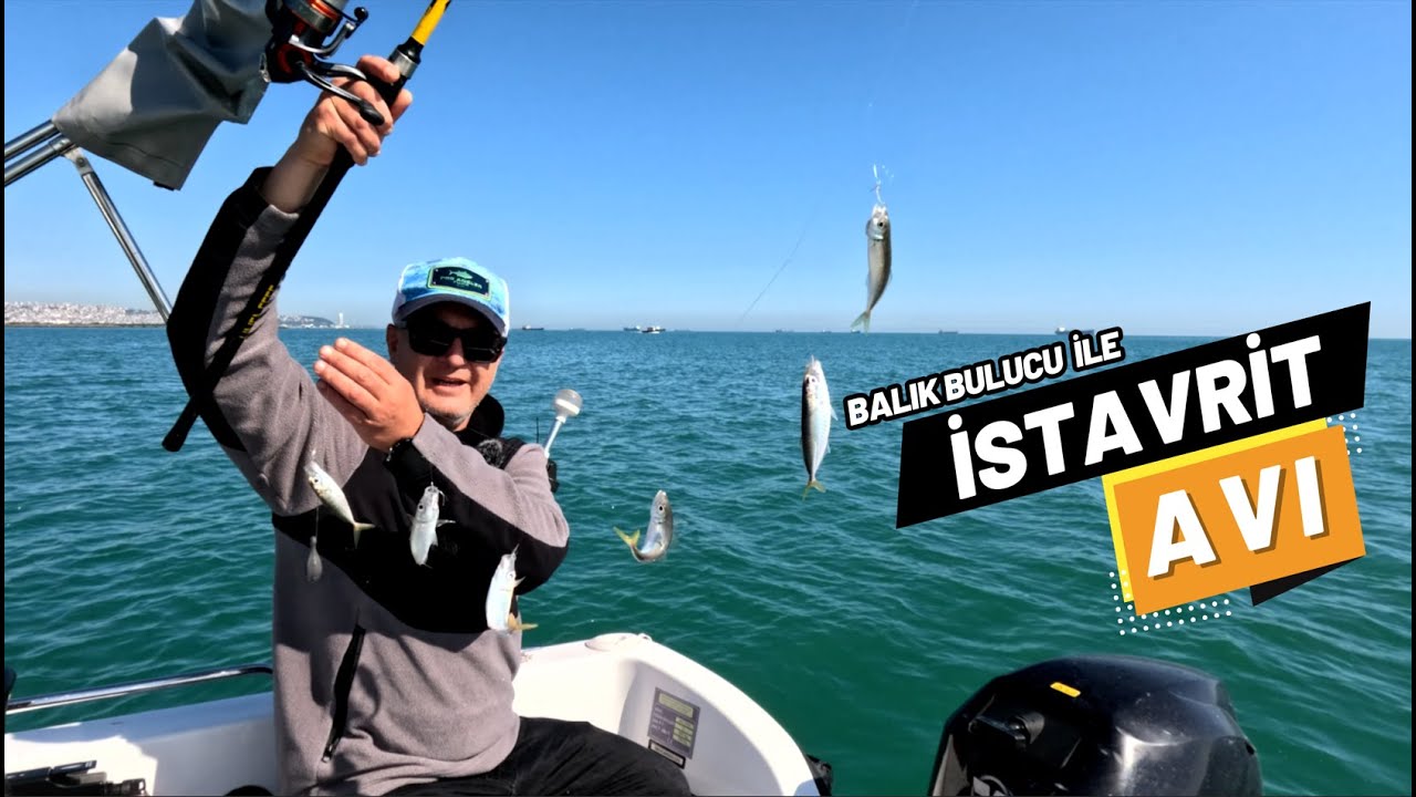 SEZON BAŞLADI ! BALIK BULUCU İLE İSTAVRİT AVI 2024 - KARADENİZ İSTAVRİT AVI - GARMIN STRİCKER 4 PLUS
