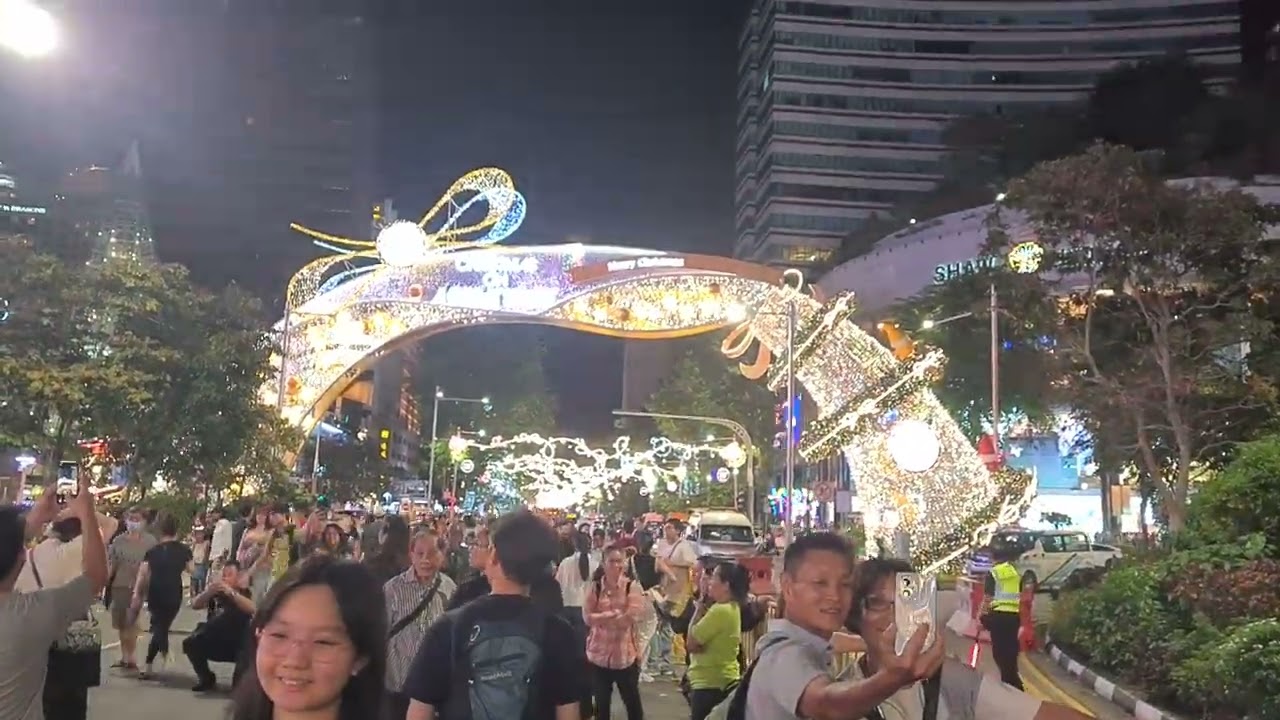 Christmas Light Up - Orchard Road 2025