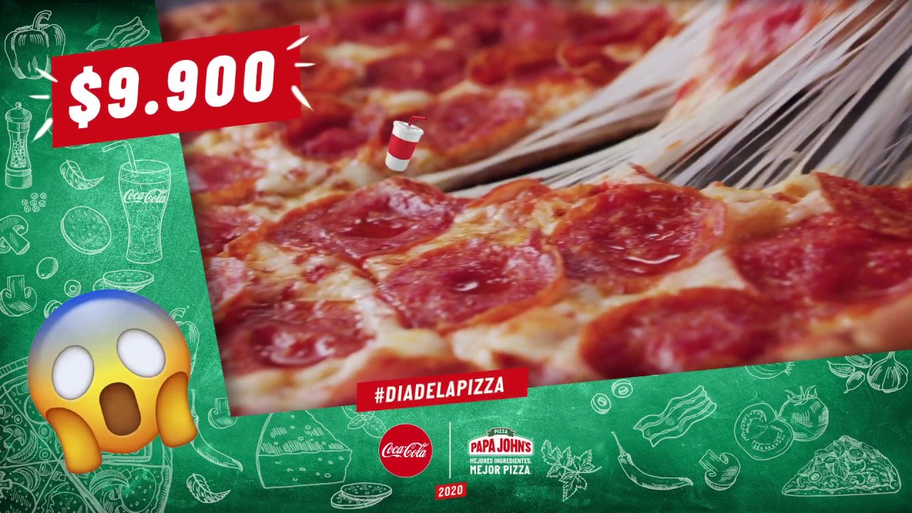 Vive el d&iacute;a de la pizza con Papa John's 🍕