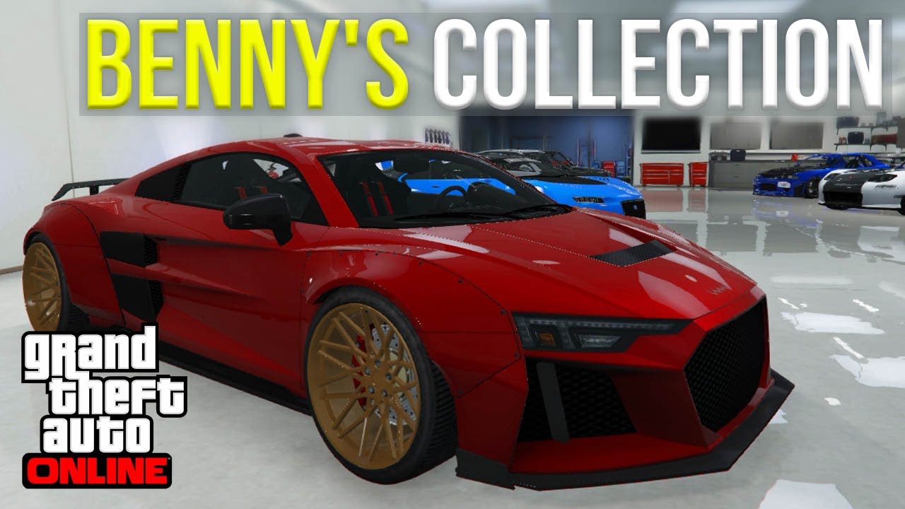 Benny's Collection with Real Life Cars | GTA 5 Garage Tour