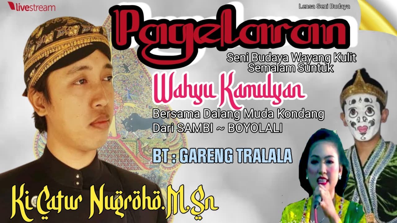 LIVE WAYANG KULIT KI CATUR NUGROHO ,M.Sn _BT  GARENG TRALALA  II LIVE,REC MALAM INI