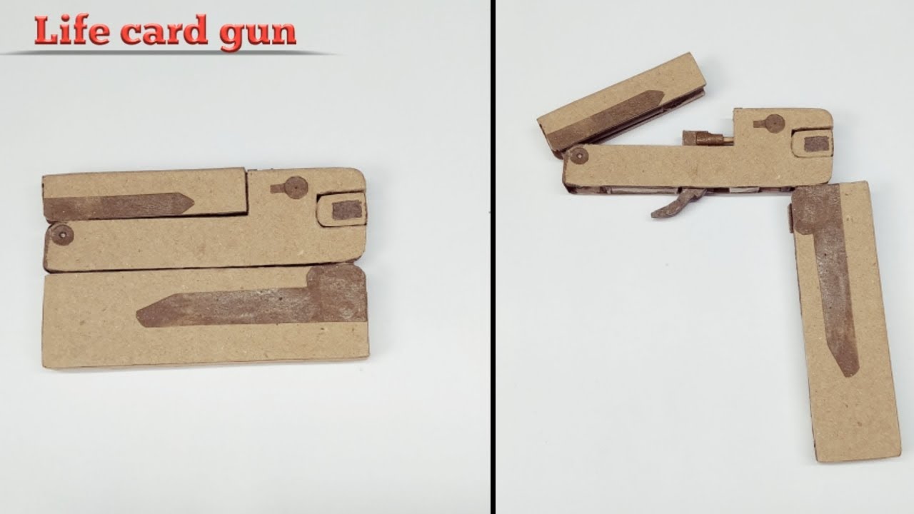 how to make lifecard gun that shoot