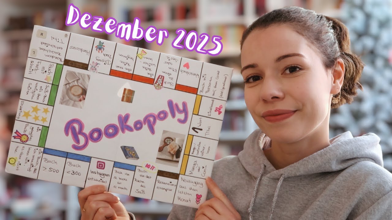 BOOKOPOLY Dezember 2025 📚 // Diese B&uuml;cher m&ouml;chte ich lesen!!  | Vany xo