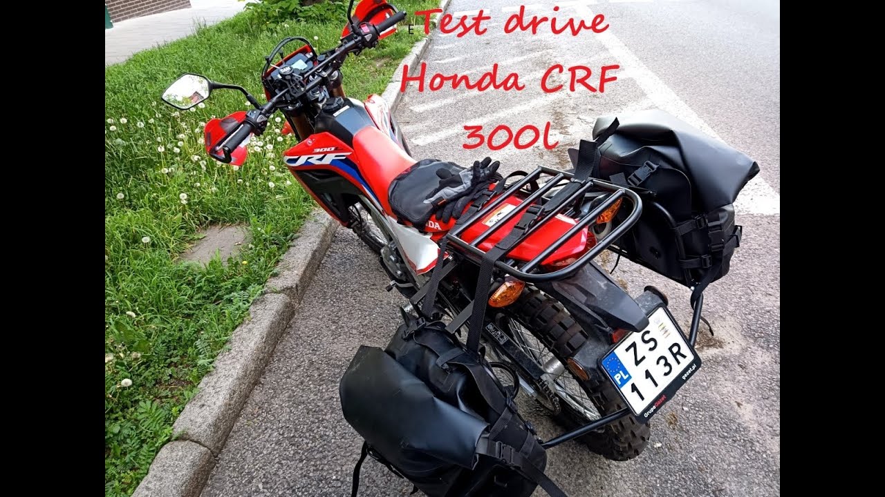 Тест драйв Honda CRF 300l  и микрофона)))