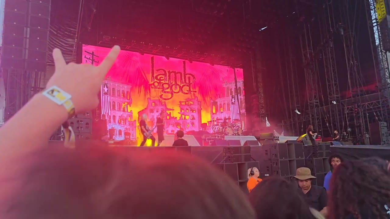 Lamb of God, live at Louder Than Life 2025, Louisville, KY. 9/18/2025