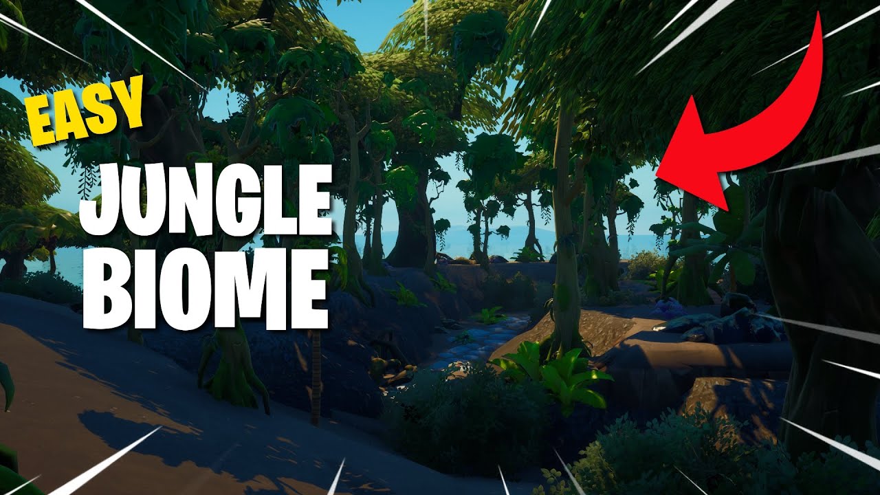 Build A Jungle Biome! | Fortnite Mini BR Tutorial #6