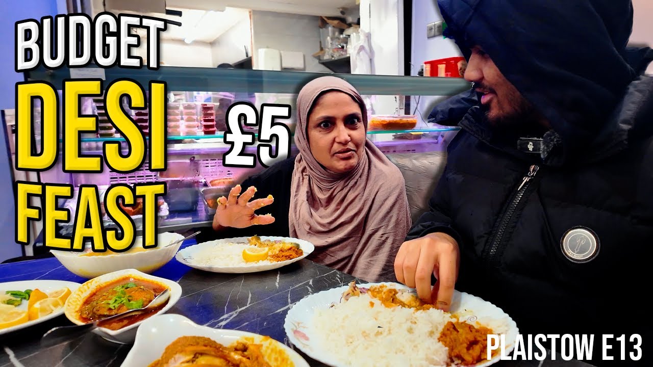 London’s £5 DESI FEAST | Taste Of Grill Review - Plaistow E13