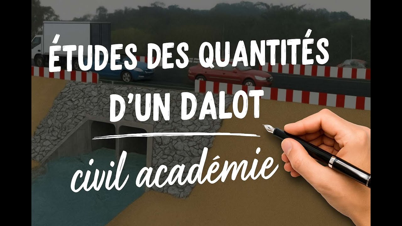 ETUDE DES QUANTITES DE DALOT: surfaces de coffrage vues ou soignées