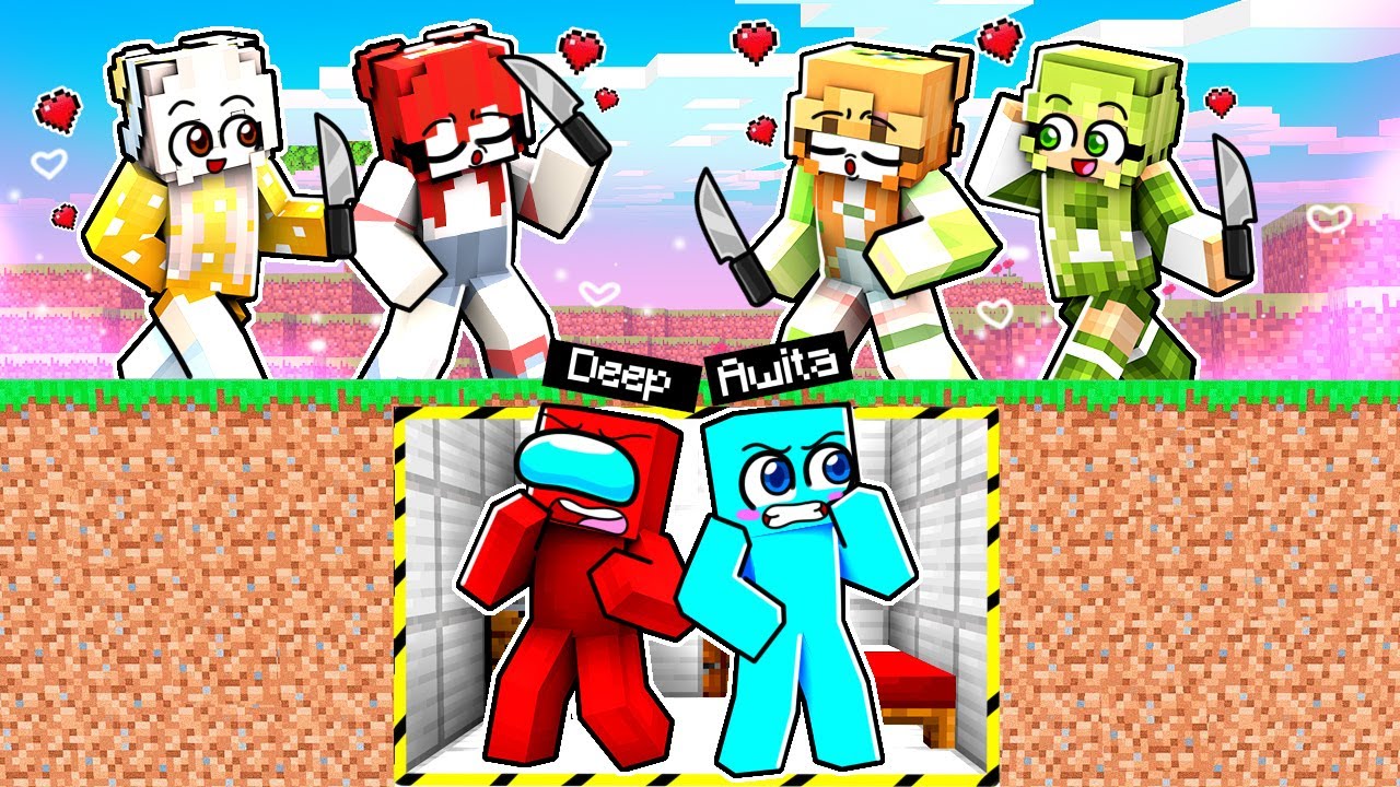 Crazy Fan Girls VS Apocalyptic Bunker in Minecraft!
