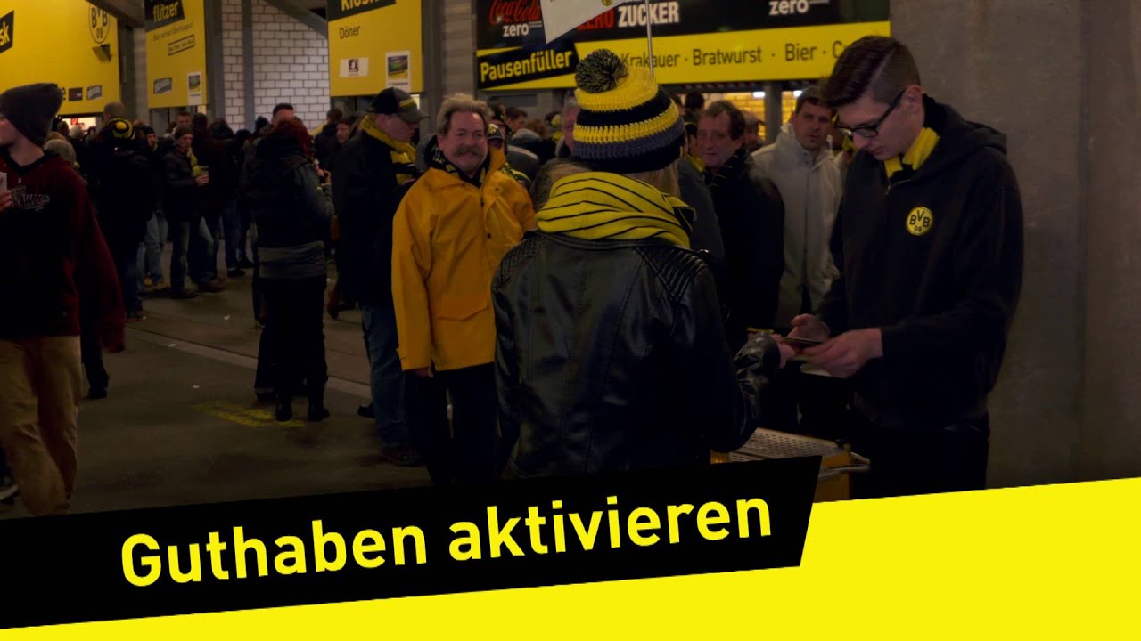 BVB-Stadiondeckel einfach online aufladen